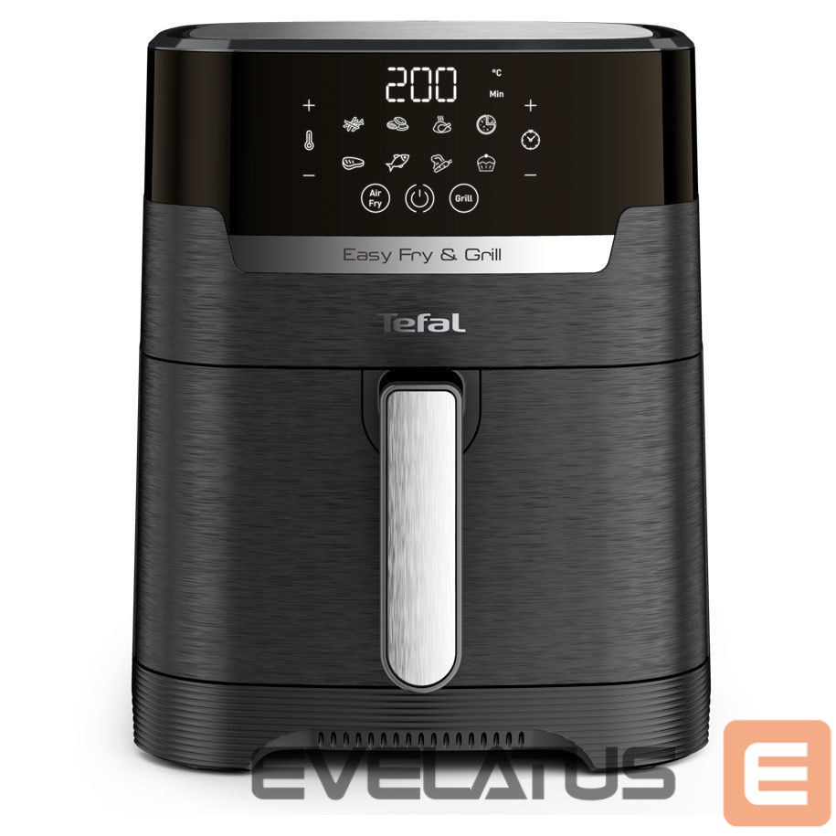 Stalo grotelės TEFAL Fryer Easy Fry and Grill EY505815 Power 1400 W, Capacity 4.5 L, Black