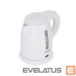 Virdulys Adler  Kettle AD 1272 Electric, 1600 W, 1 L, Stainless steel/Polypropylene, 360° rotational base, White 