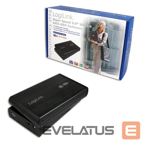 Kietojo disko korpusas Logilink UA0107 3.5", SATA, USB 3.0
