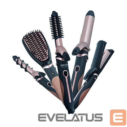 Plaukų džiovintuvo šepetėlis Camry Hair Styler CR 2024 1200 W, Black/Rose gold