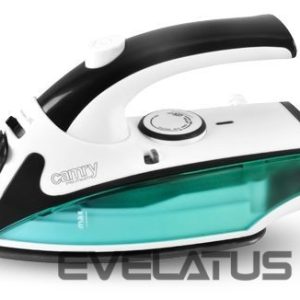 Lygintuvai Camry  CR 5024  White/green/black, 840 W, Steam Travel iron, Vertical steam function, Water tank capacity 40 ml 
