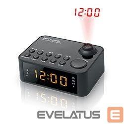 Interaktyvus sprendimas Muse  Clock radio  M-178P Black, 0.9 inch amber LED, with dimmer 
