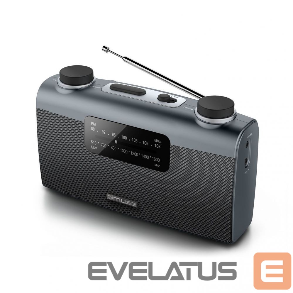 Interaktyvus sprendimas Muse Portable radio M-058R Black, AUX in