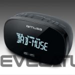 Interaktyvus sprendimas Muse  DAB+/FM Dual Alarm Clock Radio M-150 CDB Alarm function, AUX in, Black 