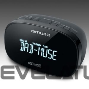 Interaktyvus sprendimas Muse  DAB+/FM Dual Alarm Clock Radio M-150 CDB Alarm function, AUX in, Black 