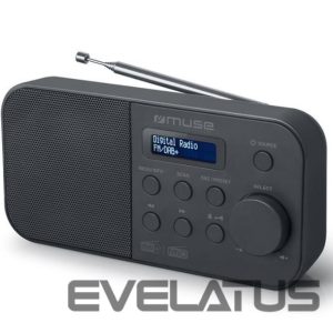 Interaktyvus sprendimas Muse  Alarm function, M-109DB, Portable radio, Black 