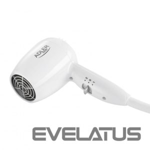 Sveikatos apsauga Adler  Hair dryer for hotel and swimming pool AD 2252	 1600 W, Number of temperature settings 2, White 