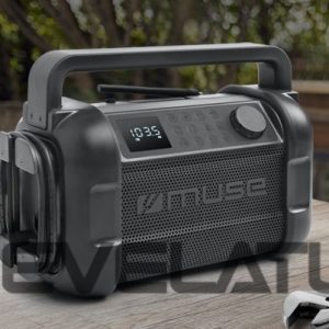 Kompiuterinės kolonėlės Muse  M-928 FB Jobsite Radio speaker, Black 