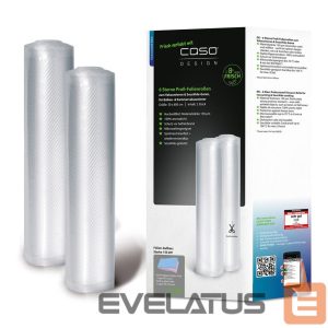 Filtrai ir priedai Caso  Vacuum Rolls 01248 2 pcs, Dimensions (W x L) 30 x 600 cm, Transparent 