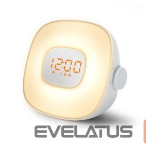 Interaktyvus sprendimas Muse  Light Clock Radio ML-198CR USB port, White, AUX in 