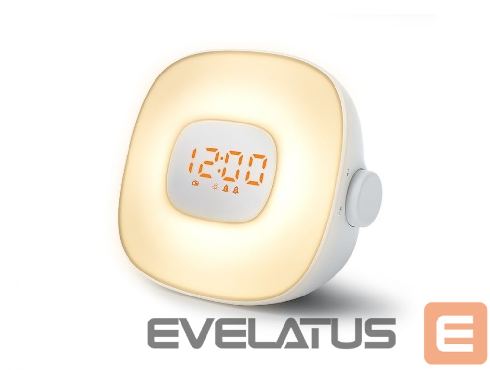 Interaktyvus sprendimas Muse Light Clock Radio ML-198CR USB port, White, AUX in