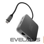 Kitas kompiuterio priedas Green cell  GREENCELL AK61  HUB2 USB-C, 3x 