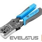 Serveris – kiti priedai Lanberg  NT-0203 Professional crimping tool with tester 2in1 for RJ45 and RJ11 plugs 