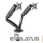 Monitoriaus priedas Icy box  ICYBOX IB-MS304-T IcyBox Monitor stand with table support for two monitors up to 27 (68 cm) 