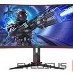 Monitoriai Aoc international  AOC C32G2ZE/BK 31.5inch Monitor 