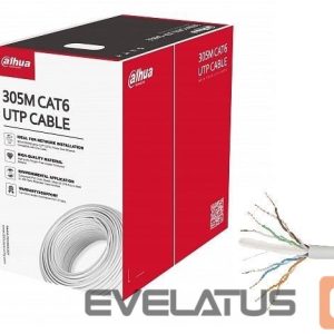 Jungikliai DAHUA  CABLE CAT6 UTP 305M WHITE/PFM920I-6UN-C 