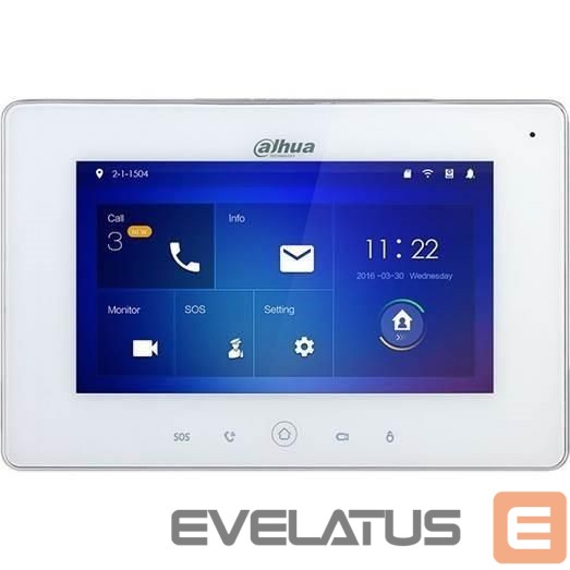 Serveris – kiti priedai DAHUA MONITOR LCD 7" IP DOORPHONE/WI-FI VTH5221DW-S2