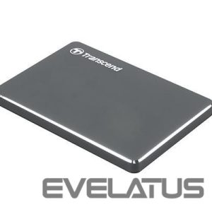 Kietasis diskas HDD Transcend  External HDD||StoreJet|1TB|USB 3.1|Colour Iron Grey|TS1TSJ25C3N 
