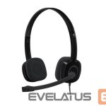 Laidinės ausinės Logitech  HEADSET STEREO H151/BLACK 981-000589 