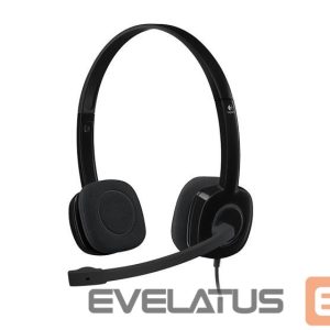 Laidinės ausinės Logitech  HEADSET STEREO H151/BLACK 981-000589 