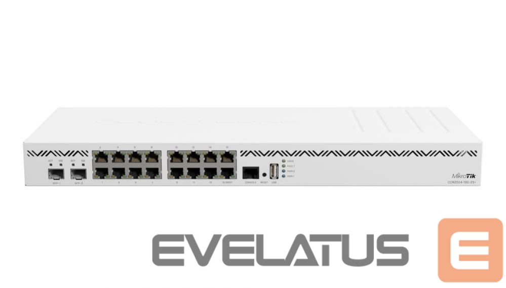 Maršrutizatoriai Mikrotik NET ROUTER 1000M 16PORT/CCR2004-16G-2S+