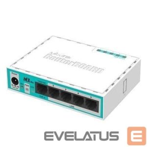 Maršrutizatoriai Mikrotik  NET ROUTER 10/100M 5PORT/HEX LITE RB750R2 