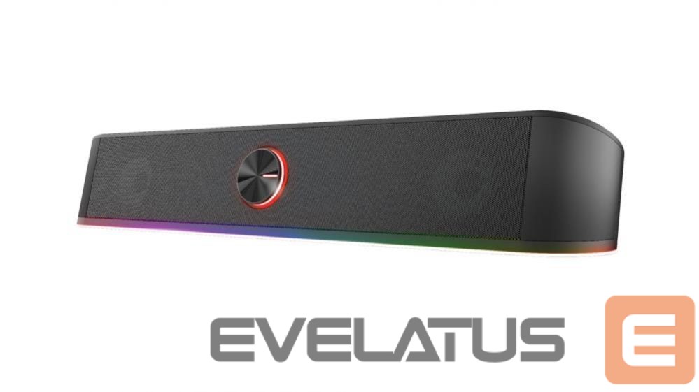 laidiniai garsiakalbiai Trust Speaker||GXT 619 Thorne RGB Illuminated|1xStereo jack 3.5mm|Black|24007