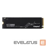 Kietasis diskas SDD Kingston  SSD||KC3000|4TB|M.2|PCIE|NVMe|3D TLC|Write speed 7000 MBytes/sec|Read speed 7000 MBytes/sec|3.5mm|MTBF 1800000 hours|SKC3000D/4096G 
