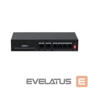 Jungikliai DAHUA  Switch||PFS3006-4ET-36|PoE ports 4|36 Watts|DH-PFS3006-4ET-36 