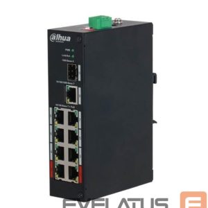 Jungikliai DAHUA  Switch||PFS3110-8ET-96-V2|PoE ports 8|96 Watts|DH-PFS3110-8ET-96-V2 
