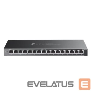 Jungikliai TP-Link  Switch||TL-SG2016P|16x10Base-T / 100Base-TX / 1000Base-T|PoE+ ports 8|120 Watts|TL-SG2016P 