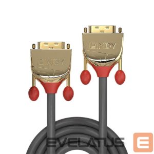 Monitoriaus priedas LINDY  CABLE DVI-DVI 2M/GOLD 36202 