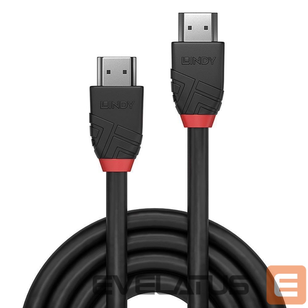 Monitoriaus priedas LINDY CABLE HDMI-HDMI 0.5M/BLACK 36470