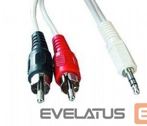 Kabelis Gembird  CABLE AUDIO 3.5MM TO 2RCA 2.5M/CCA-458-2.5M 