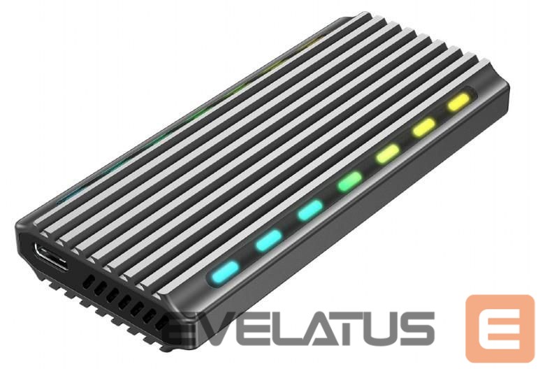 Kietasis diskas HDD Gembird HDD CASE EXT. USB3.1 M.2/EE2280-U3C-03