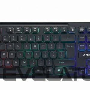 Kompiuterio klaviatūra Gembird  KEYBOARD MULTIMEDIA USB ENG/BLACK KB-UML-02 