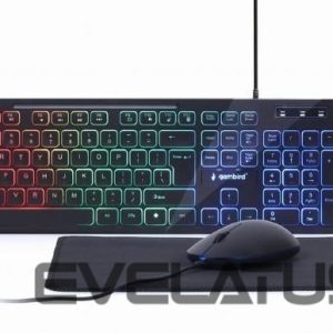 Kompiuterio klaviatūra Gembird  KEYBOARD +MOUSE USB ENG/KBS-UML-01 