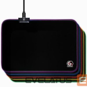 Kompiuterio pelė Gembird  MOUSE PAD GAMING LED MEDIUM/MP-GAMELED-M 