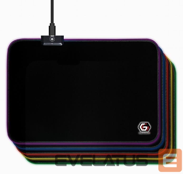 Kompiuterio pelė Gembird MOUSE PAD GAMING LED MEDIUM/MP-GAMELED-M
