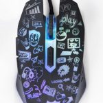 Kompiuterio pelė Gembird  MOUSE USB OPTICAL BLACK/MUS-6B-GRAFIX-01 
