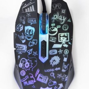Kompiuterio pelė Gembird  MOUSE USB OPTICAL BLACK/MUS-6B-GRAFIX-01 