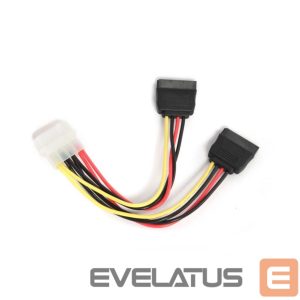 Adapteris Gembird  CABLE POWER SATA X2 30CM/CC-SATA-PSY-0.3M 