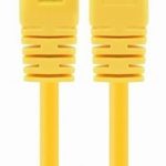 Jungikliai Gembird  PATCH CABLE CAT5E UTP 5M/YELLOW PP12-5M/Y 