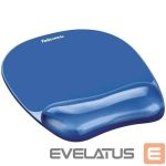 Kompiuterio pelė Fellowes  MOUSE PAD CRYSTAL GEL/BLUE 9114120 