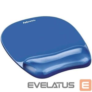 Kompiuterio pelė Fellowes  MOUSE PAD CRYSTAL GEL/BLUE 9114120 