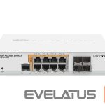 Jungikliai Mikrotik  Switch||8x10Base-T / 100Base-TX / 1000Base-T|4xSFP|1xConsole|CRS112-8P-4S-IN 