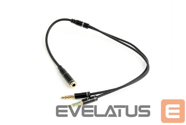 Kabelis Gembird CABLE AUDIO 3.5MM SOCKET TO/2X3.5MM PLUG CCA-418M