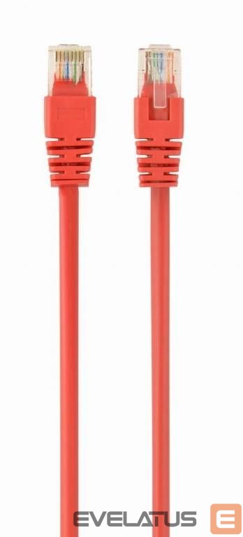 Jungikliai Gembird PATCH CABLE CAT5E UTP 0.25M/RED PP12-0.25M/R