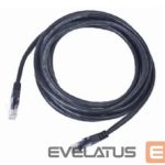 Jungikliai Gembird  PATCH CABLE CAT5E UTP 5M/BLACK PP12-5M/BK 