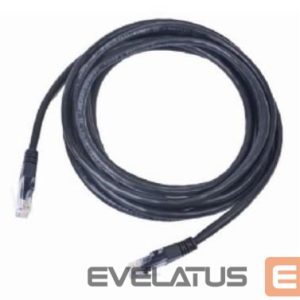 Jungikliai Gembird  PATCH CABLE CAT5E UTP 5M/BLACK PP12-5M/BK 